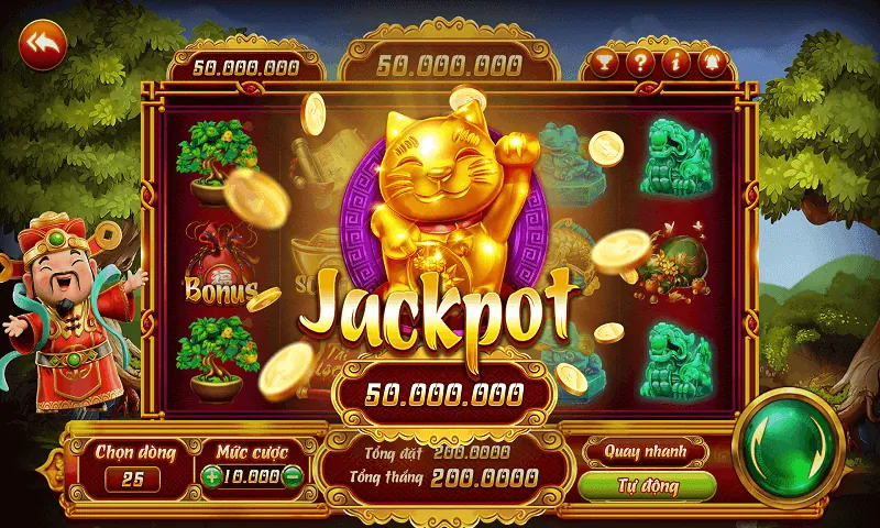 Máy đánh bạc và Jackpot tại New8