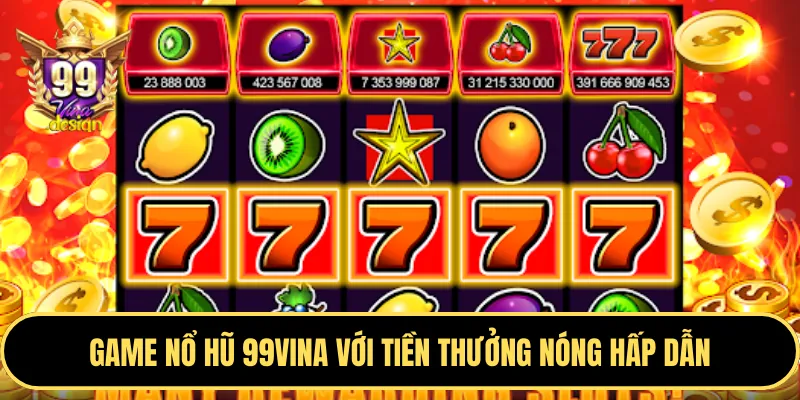 Hình ảnh máy đánh bạc (slot machine) với biểu tượng Jackpot và tiền vàng, thể hiện sự đa dạng và cơ hội trúng lớn của các trò chơi slot tại NEW8.